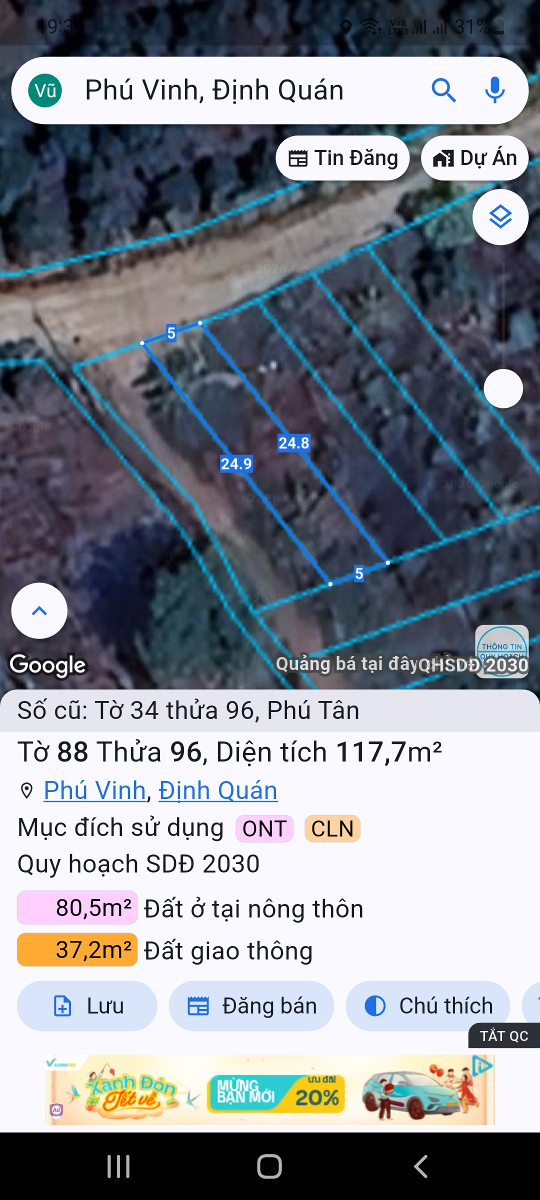 Nhà Đất Phú Tân Định Quán Đồng Nai