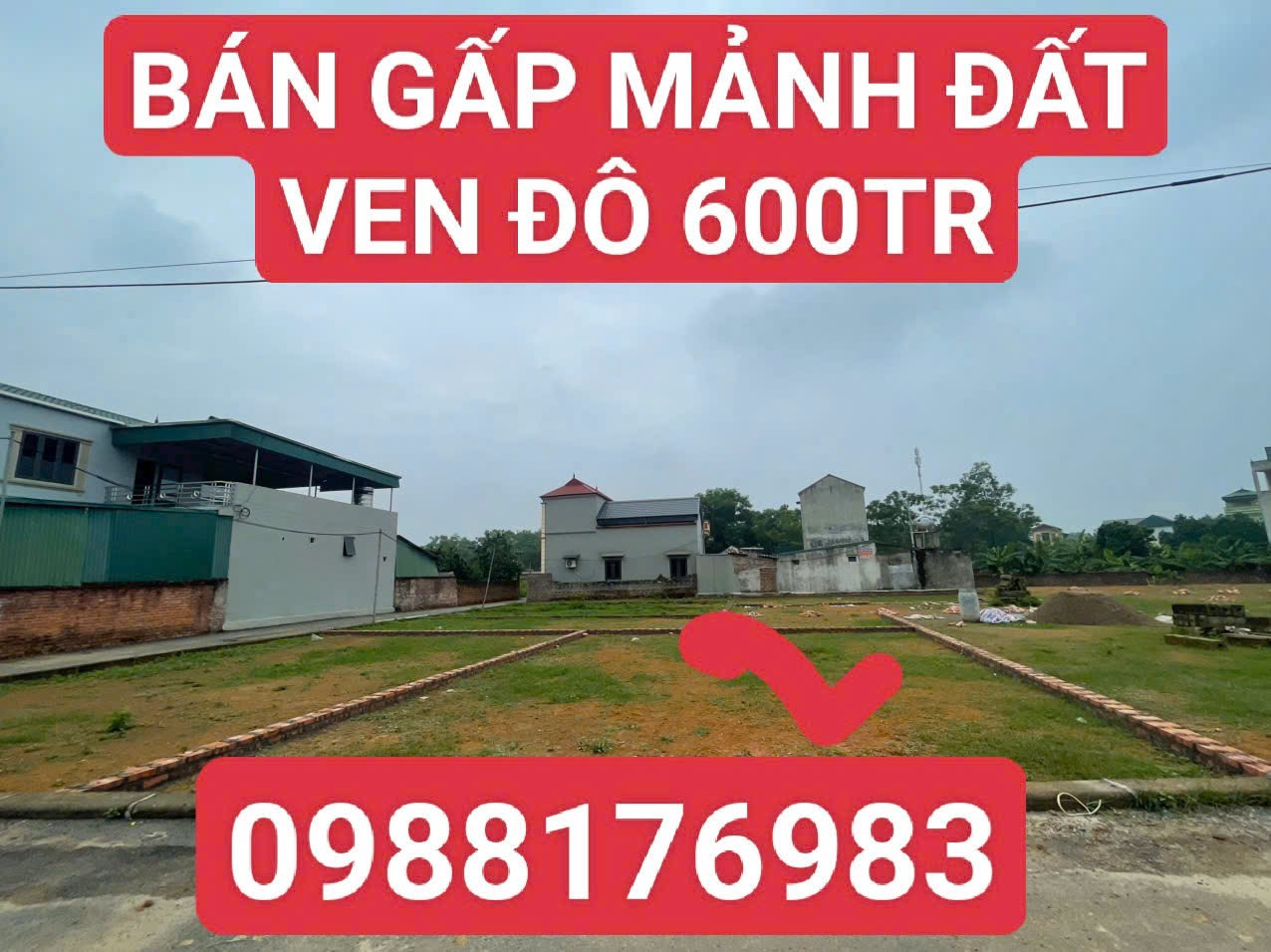 CHỈ 600TR SỞ HỮU NGAY MẢNH ĐẤT VEN ĐÔ TIỀM NĂNG TĂNG GIÁ TRONG TƯƠNG LAI