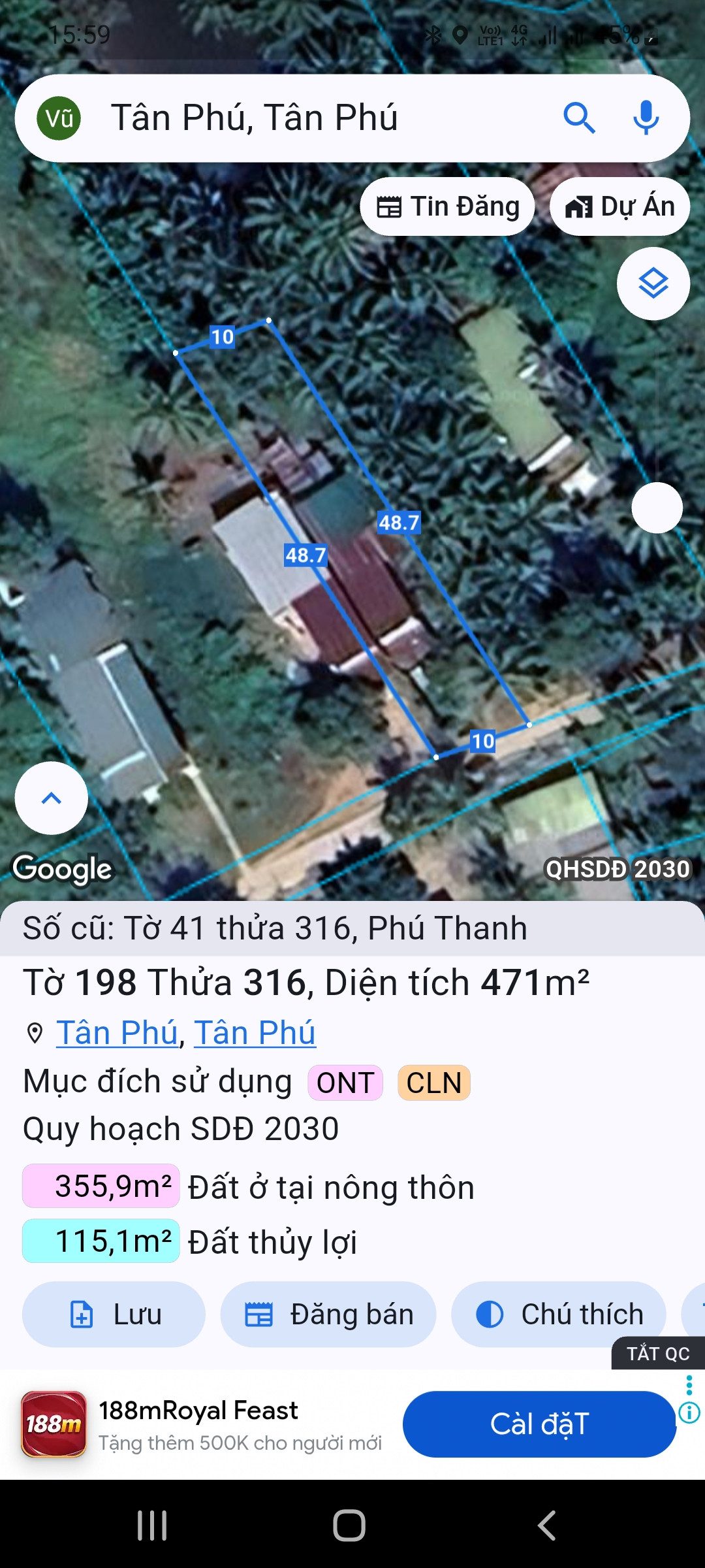 Nhà Đất Phú Thanh Tân Phú Đồng Nai