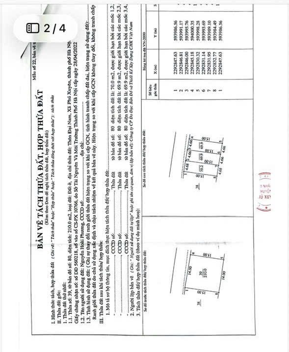 Bán đất 70,2m² full thổ cư ngang 4,63m giá 3.1 tỷ tại Xã Phú Xuyên