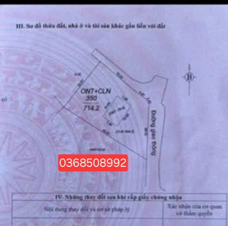 Bán đất 714m² ngang 23m giá 2.2 tỷ Xã Phúc Hòa