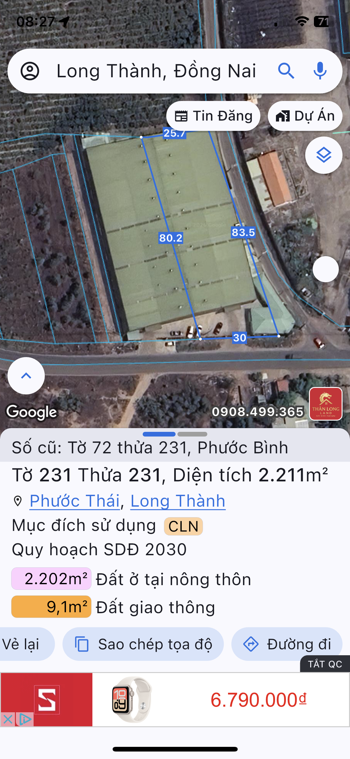 Bán nhà xưởng 2 mặt tiền phước bình giáp tp hcm