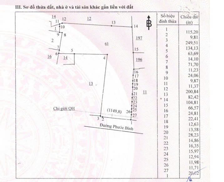 Bán Đất 65406m² giá 153 tỷ tại Xã Phước Bình Huyện Long Thành Đồng Nai