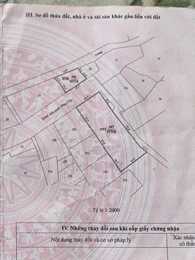 Bán đất 6854m² ngang 42m giá 2.7 tỷ tại Xã Phước Dinh