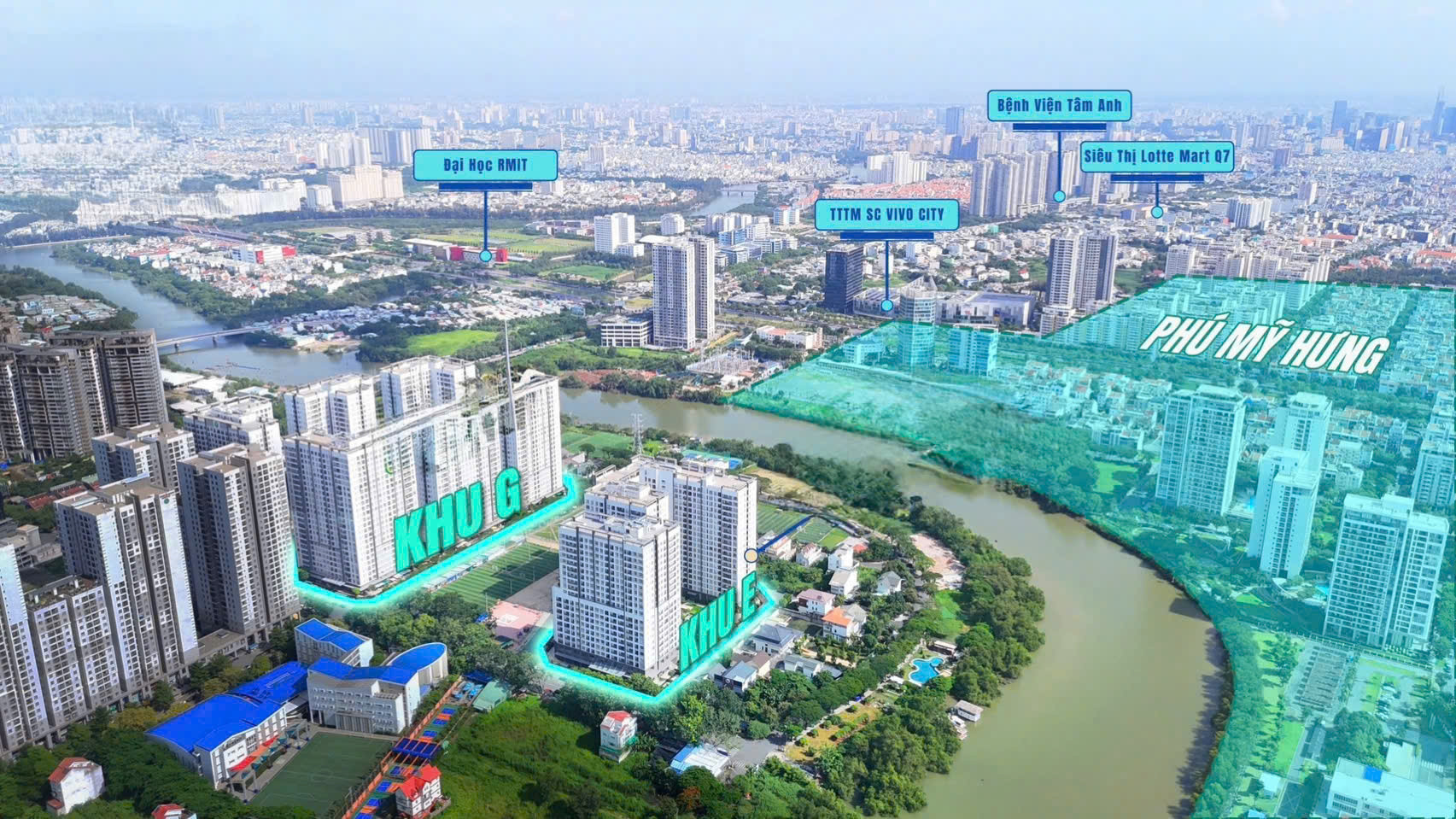 Căn hộ Sunrise Riverside liền kề Phú Mỹ Hưng, giá chỉ 2.2 tỷ/căn