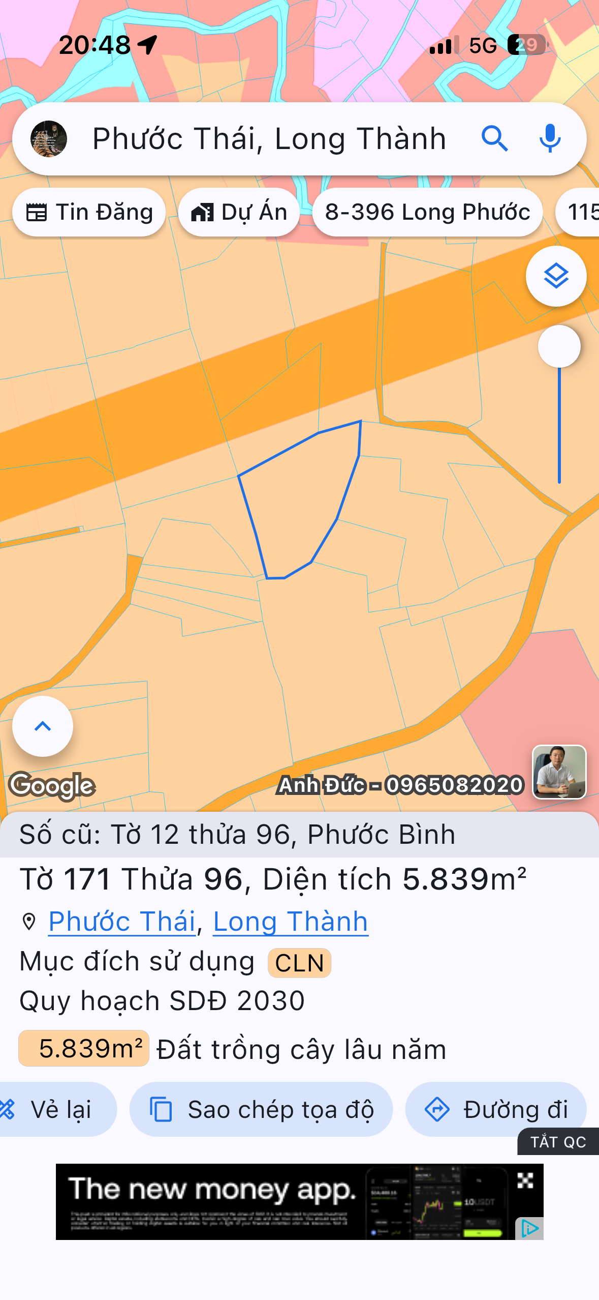 Bán đất 72000m² ngang 300m giá 21 tỷ tại Xã Phước Thái