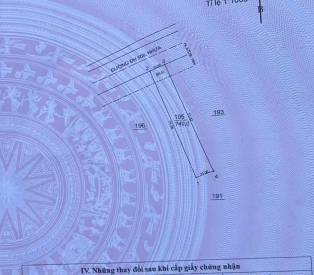 Bán đất 753.6m² giá 1.18 tỷ Xã Phước Thành