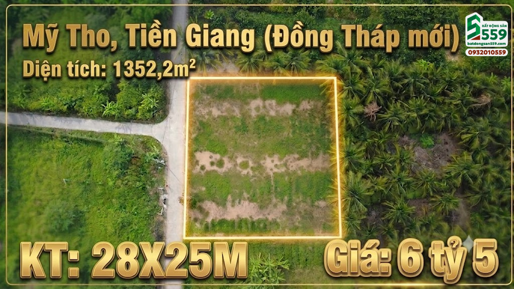 Chính chủ cần bán đất tại Xã Phước Thạnh, Thành Phố Mỹ Tho, tỉnh Tiền Giang (Trung An, Đồng Tháp mới)