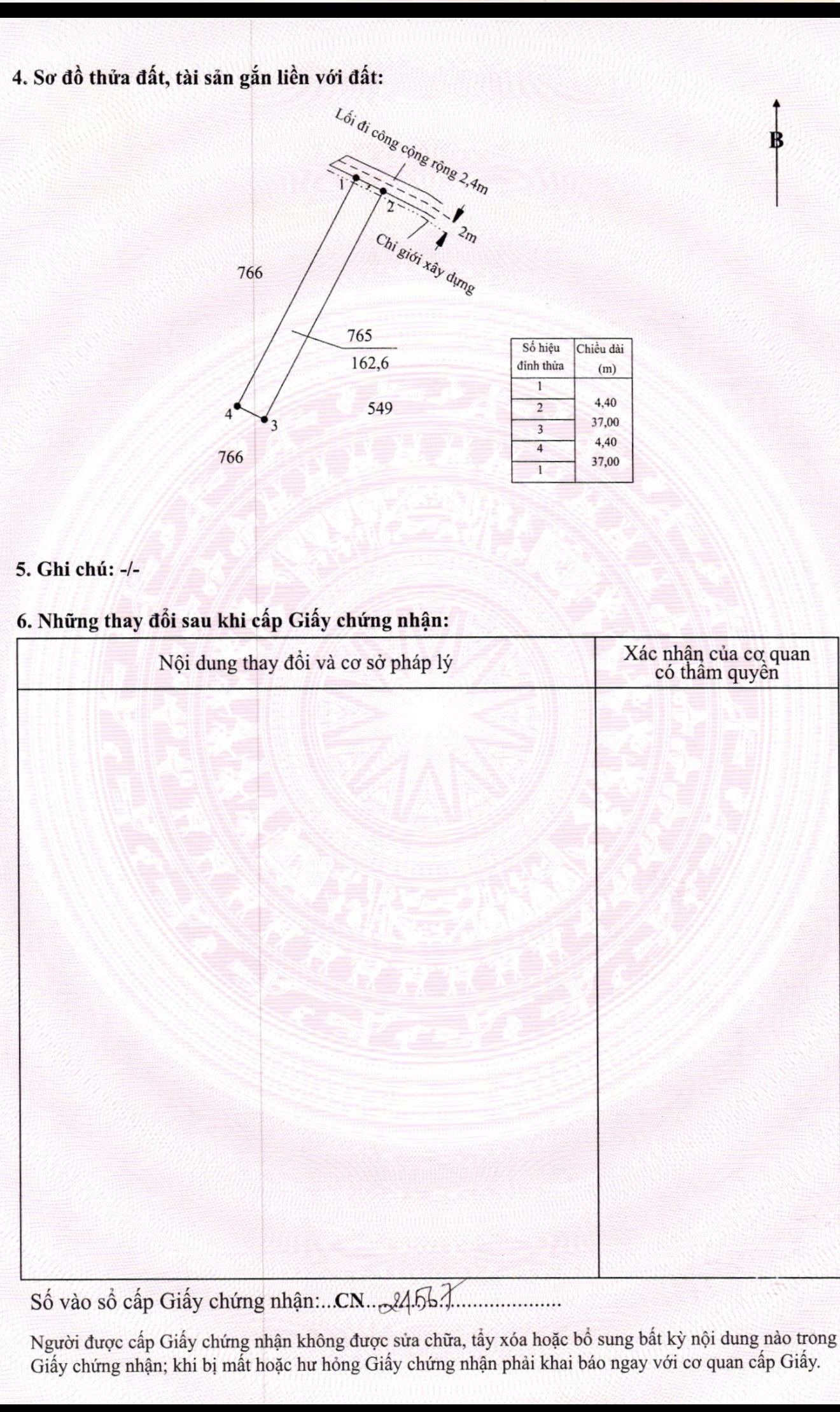 Bán Đất 162.6m2 thổ cư giá 440 triệu tại - Xã Phước Tuy Huyện Cần Đước Long An