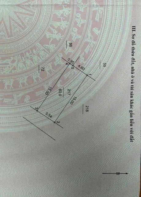 Bán đất 83m² full thổ cư ngang 5,54m giá 3.5 tỷ tại Xã Phượng Dực