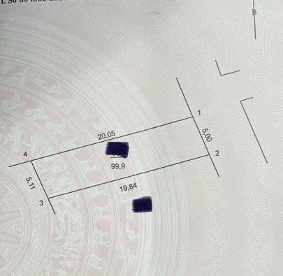 Bán đất 99.9m² ngang 5m giá 6.45 tỷ Xã Quang Minh