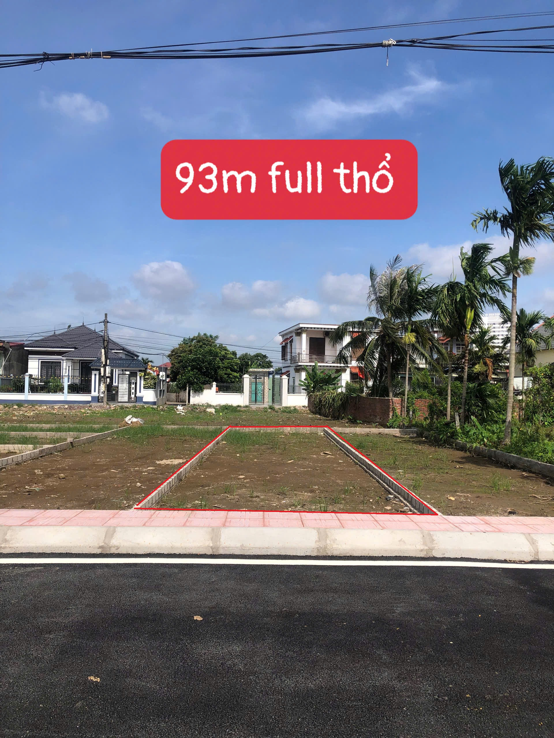 93 m full thổ cư gần bệnh viện quốc tế an lão hải phòng