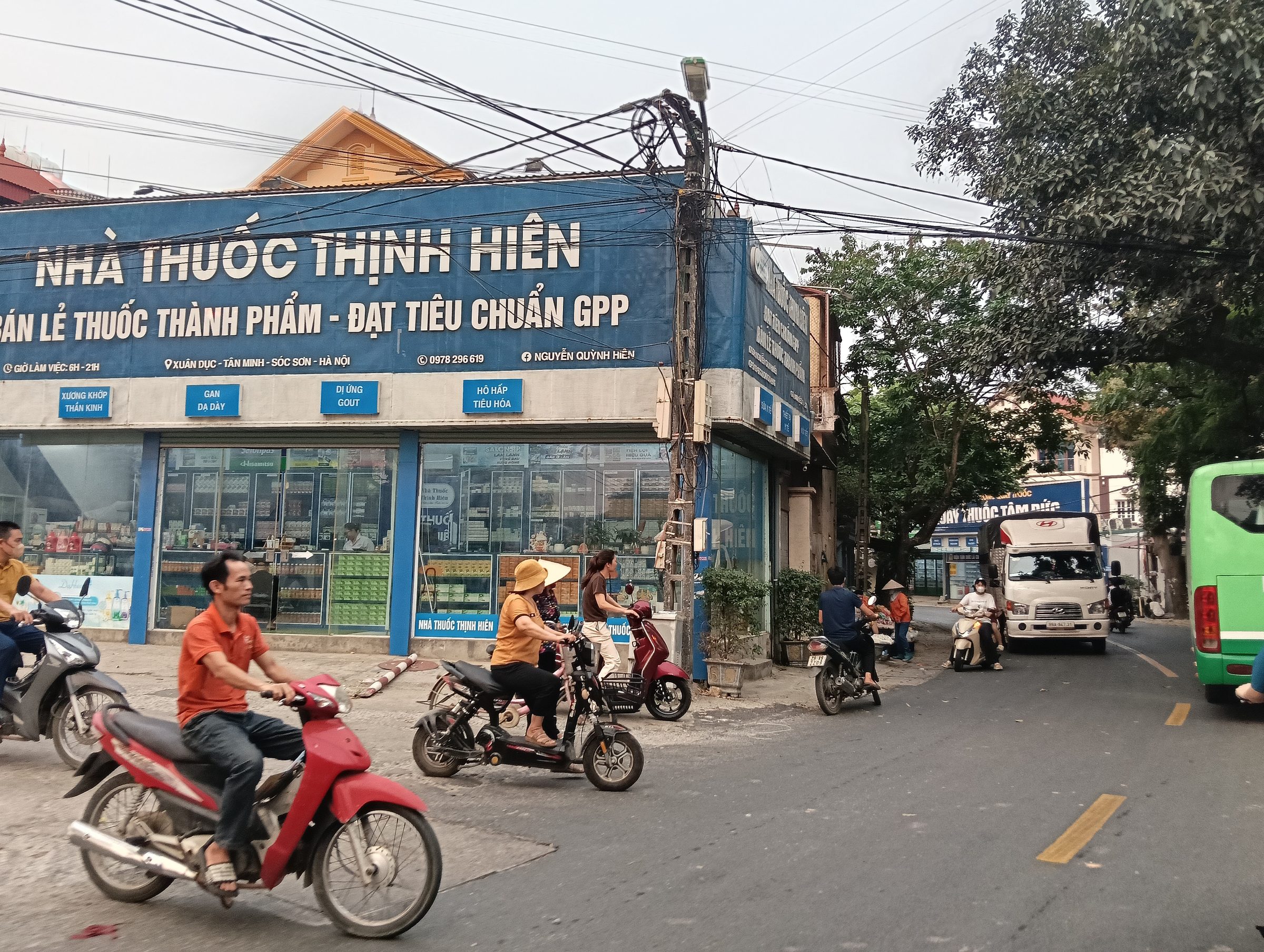 Tái Định Cư Xuan Dục mặt đường 296 kinh doanh ngày đêm đối diện Trường đua ngựa