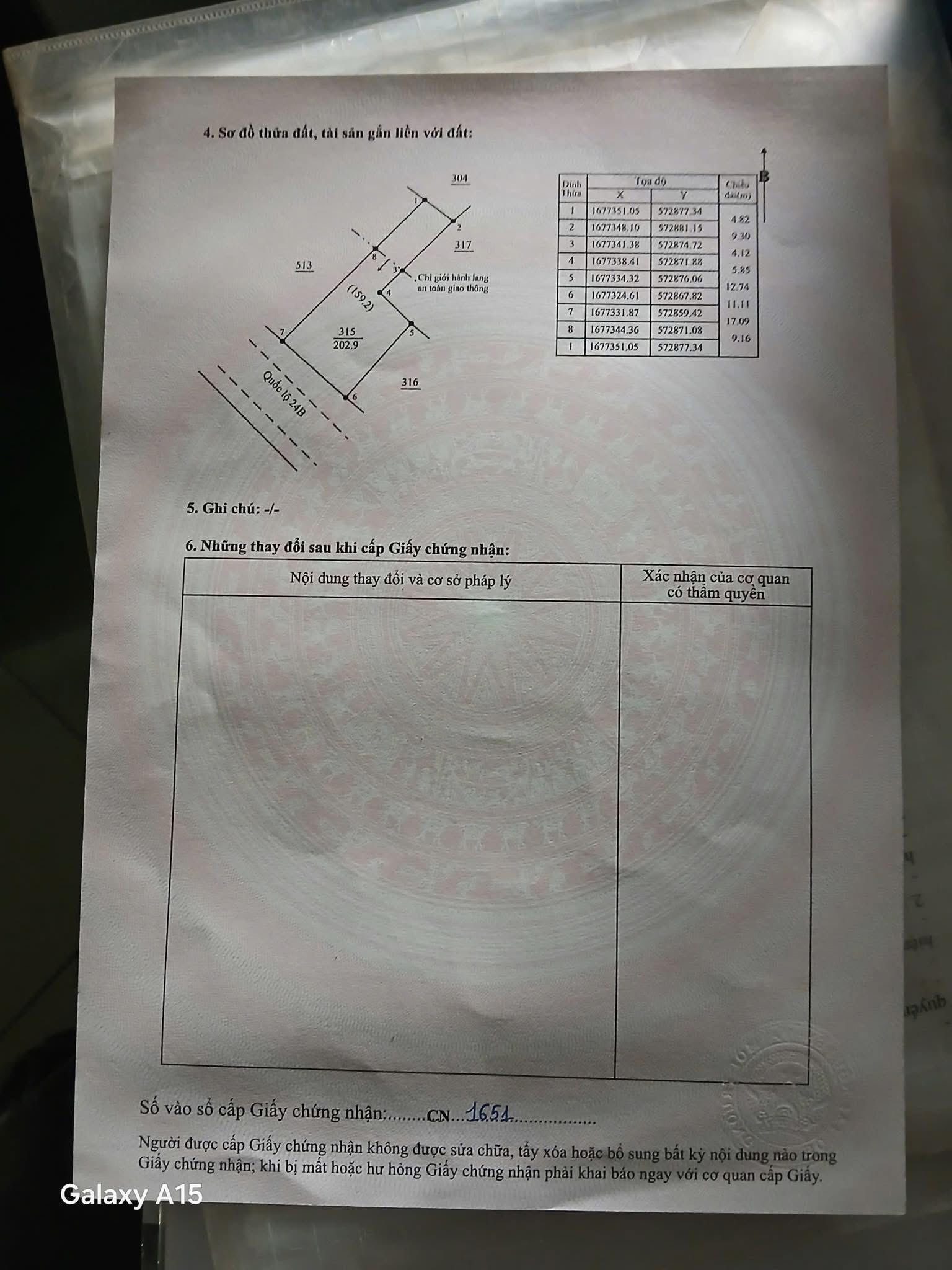 Bán đất 203m² full thổ cư ngang 11m giá 750 triệu tại Xã Sơn Tịnh