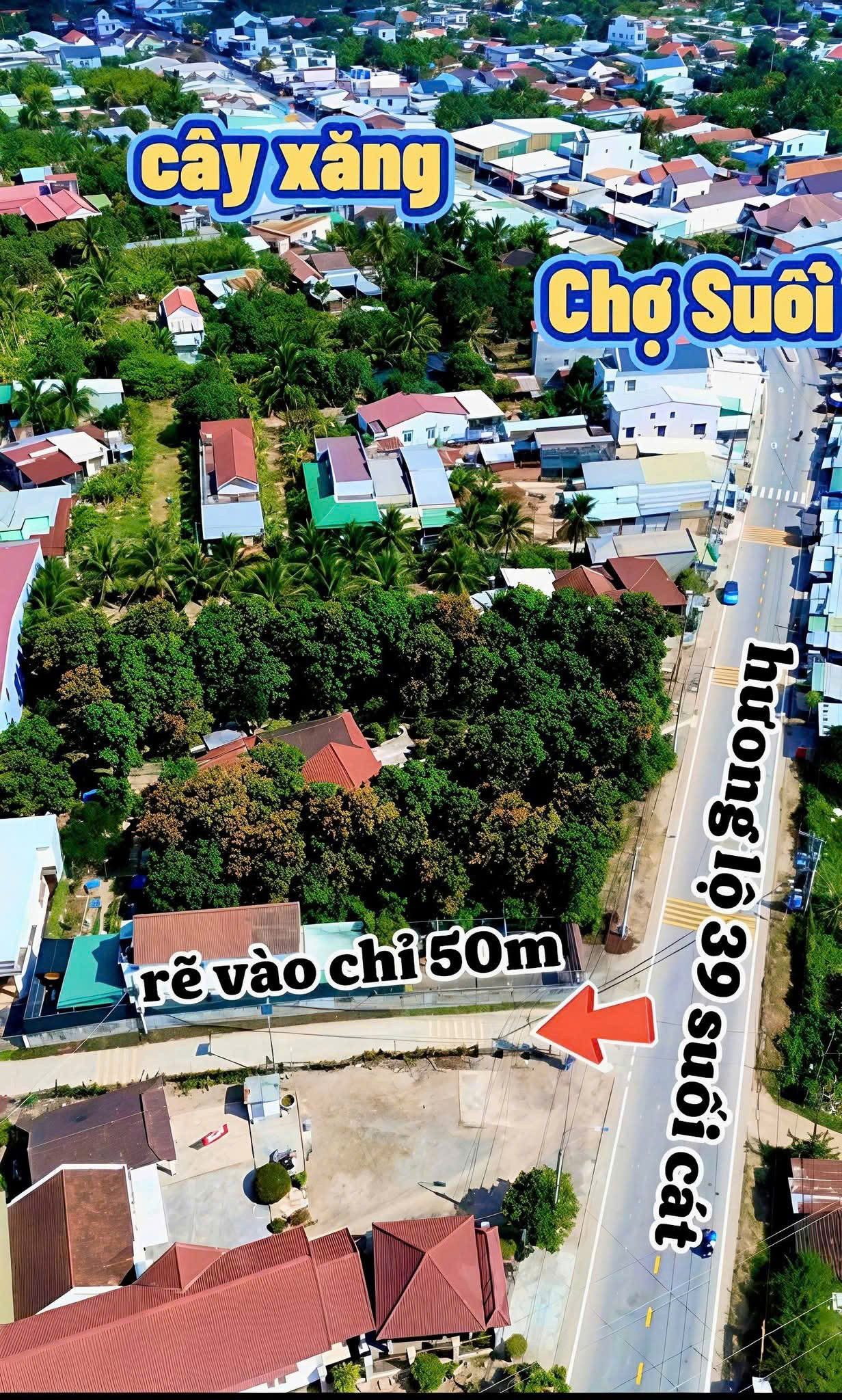 LÔ ĐẤT FULL THỔ CƯ NGAY CHỢ SUỐI CÁT GIÁ CHỈ 790 TRIỆU