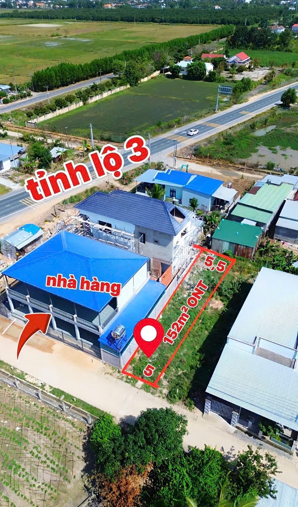 👉👉GẤP GẤP 🍁KẸT BANK GIẢM MẠNH CÒN 999 TRIỆU tại suối Cát, sát nhà hàng, tỉnh lộ 3, thổ cư 153m² sổ sẵn. Cần Bán nhanh trong tuần, Quan tâm ib:  0559768577