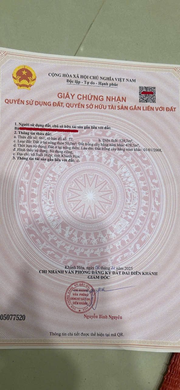 NHÀ VƯỜN THỔ CƯ SIÊU ĐẸP SUỐI TIÊN – DIÊN KHÁNH, MẶT ĐƯỜNG NHỰA 10M