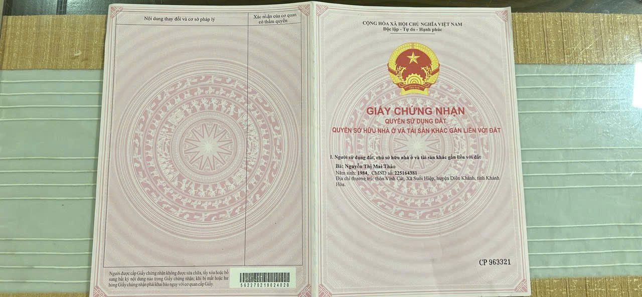 Chính chủ Bán đất suối hiệp 2 mặt tiền