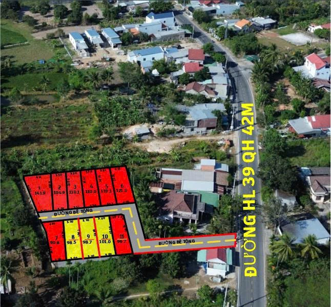 Bán Lô Suối Tiên 98㎡ - Cách hương lộ 39 chỉ 30m - Khu dân cư - chỉ 590tr