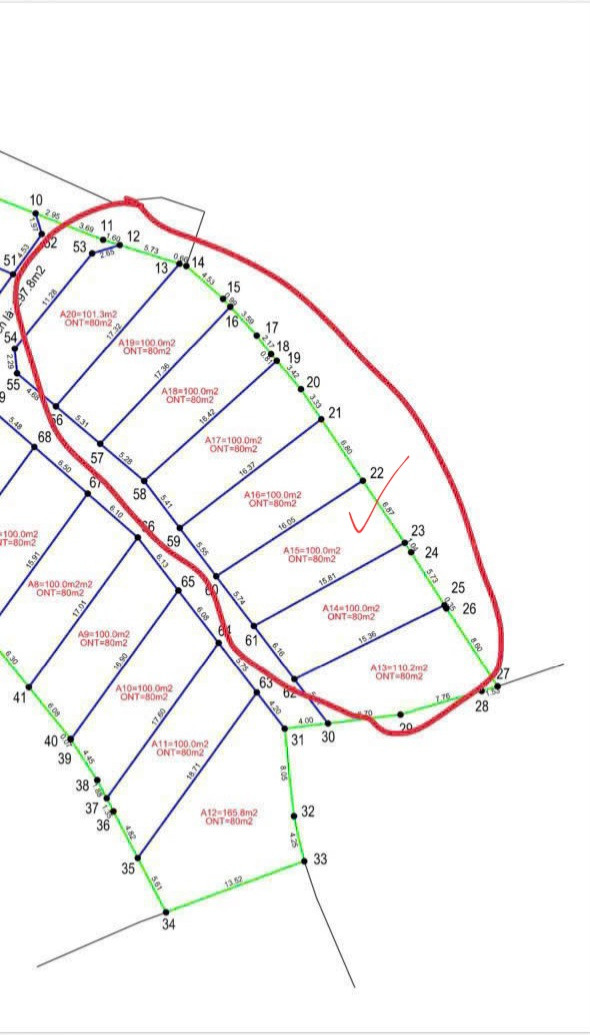 Bán đất 100m² ngang 6,16m giá 370 triệu Xã Tam Dương Bắc