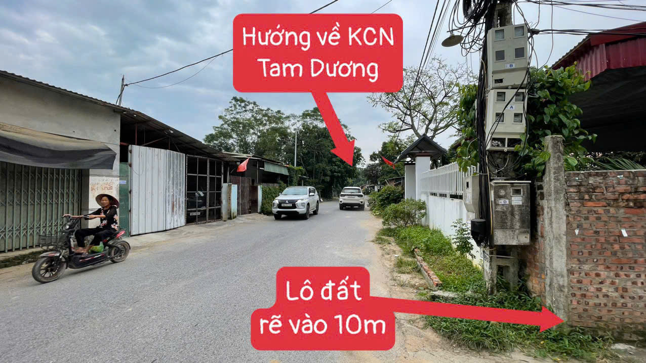 Bán đất 103m² ngang 5m giá 1.3 tỷ Xã Tam Dương