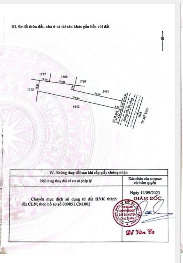 ĐẤT NHÀ MẶT TIỀN ĐƯỜNG NHỰA XE TẢI GẦN BỆNH VIỆN ĐA KHOA TIỀN GIANG