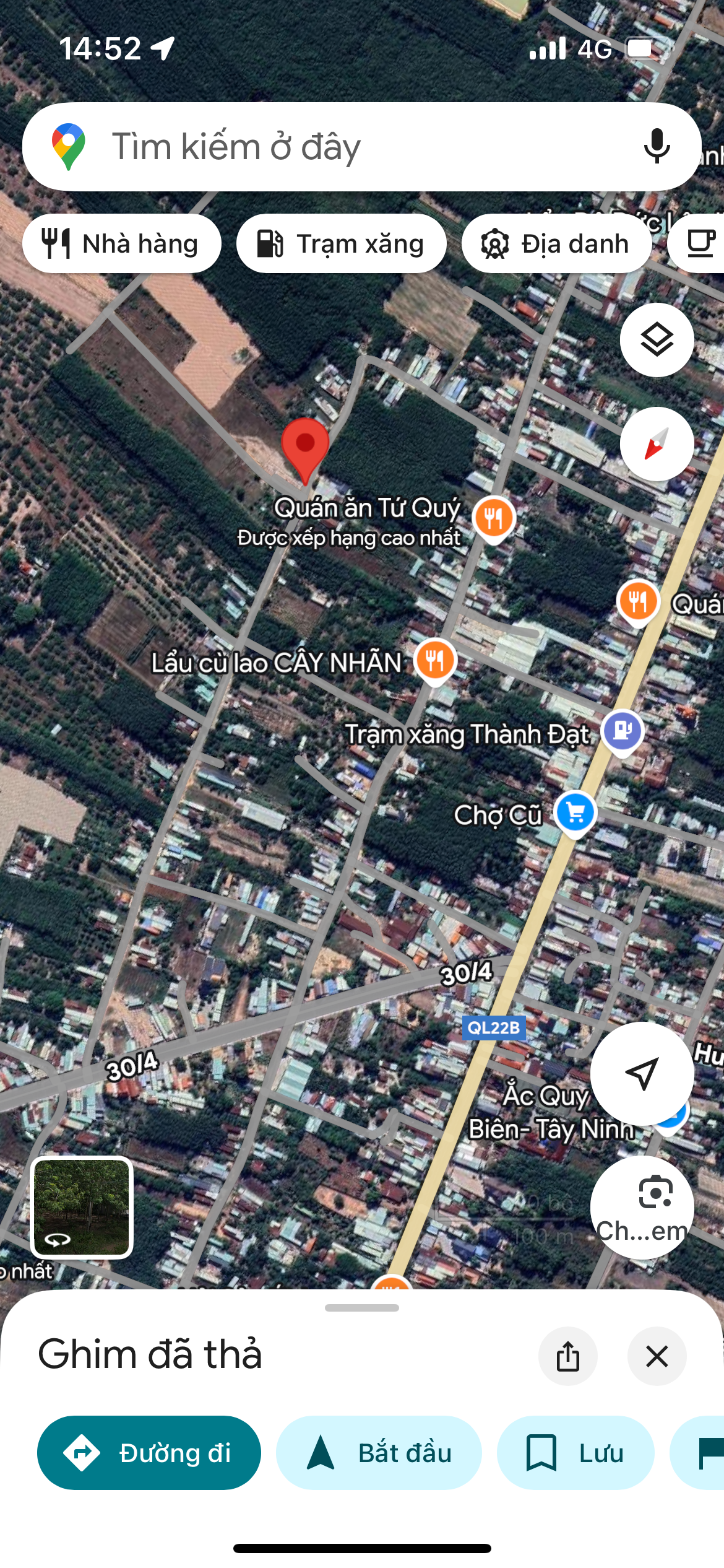 Bán đất 571.6m² ngang 12m giá 1.5 tỷ Xã Tân Biên