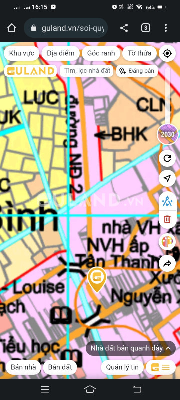 Bán bán  đất thổ cư 120m² , giá 615 triệu tại, Xã Tân Bình, Huyện Tân Biên, Tây Ninh