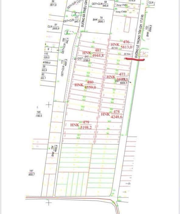Bán đất 29657.6m² ngang 10m giá 850 triệu tại Xã Tân Châu