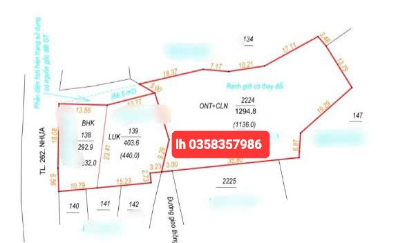 Bán đất 2000m² ngang 24.64m giá 6.8 tỷ Xã Tân Cương