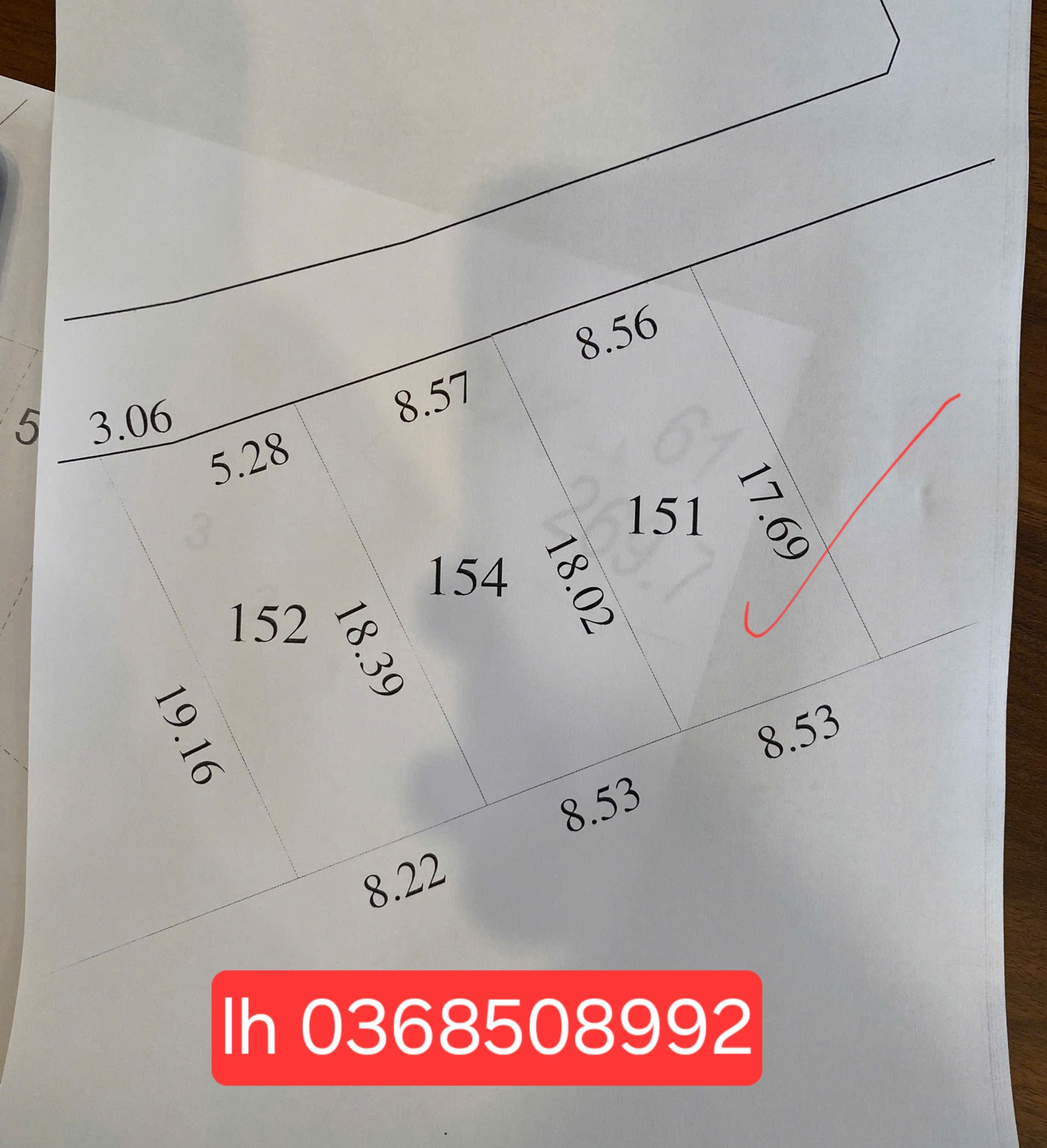 Bán đất 151m² ngang 8,56m giá 685 triệu Xã Tân Cương