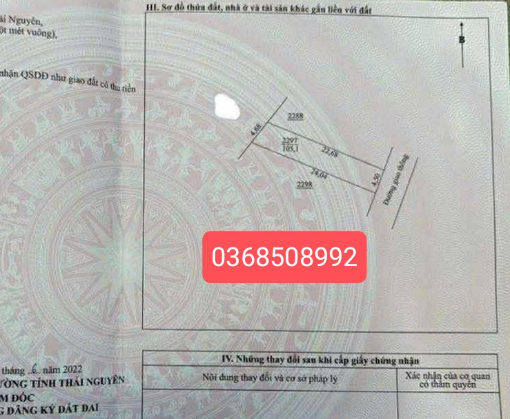 Bán đất 105m² ngang 4,5m giá 650 triệu Xã Tân Cương
