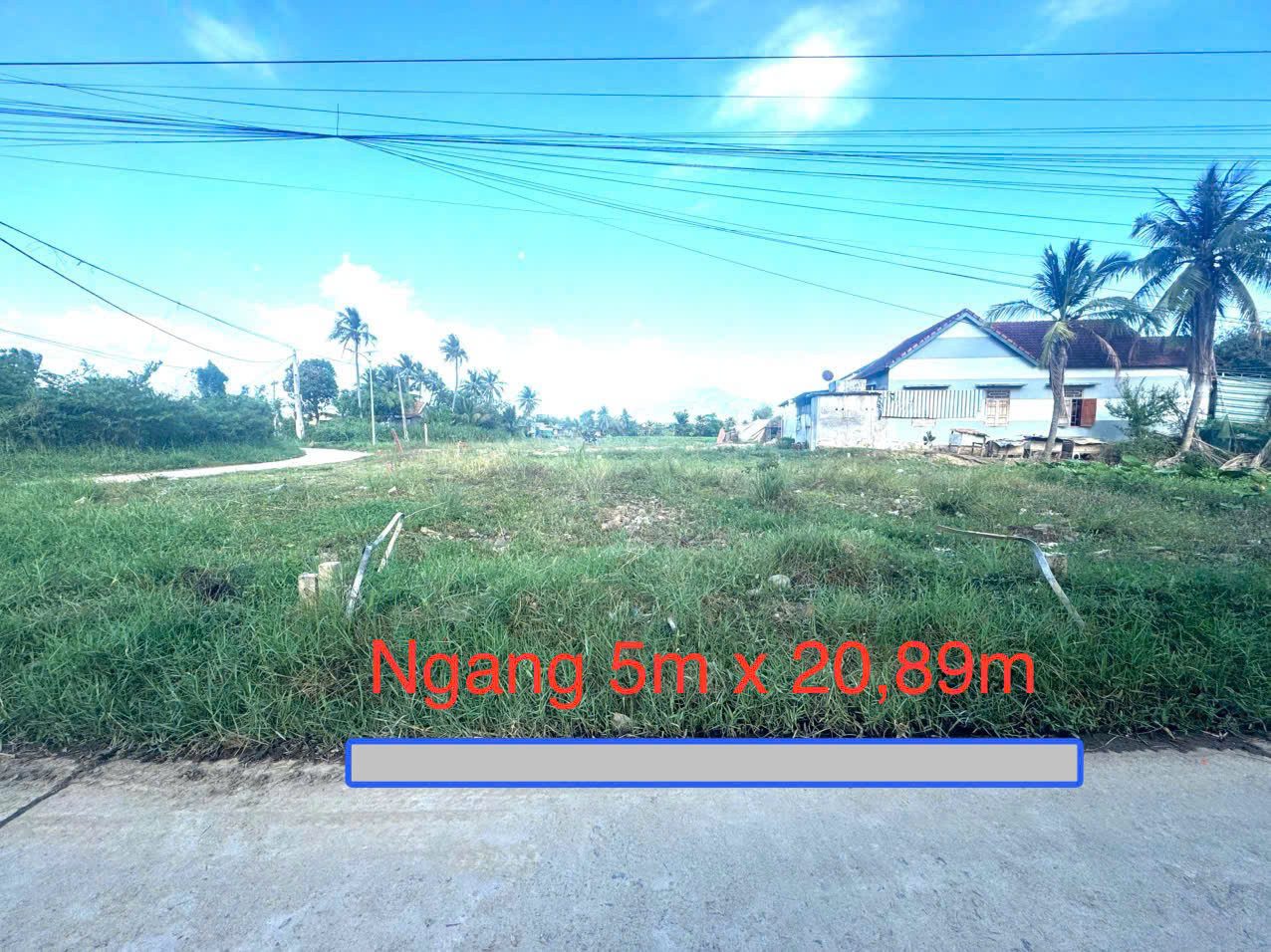 0938113403 Bán đất 104m² full thổ cư ngang 5m giá 699 triệu tại Xã Tân Định Z367