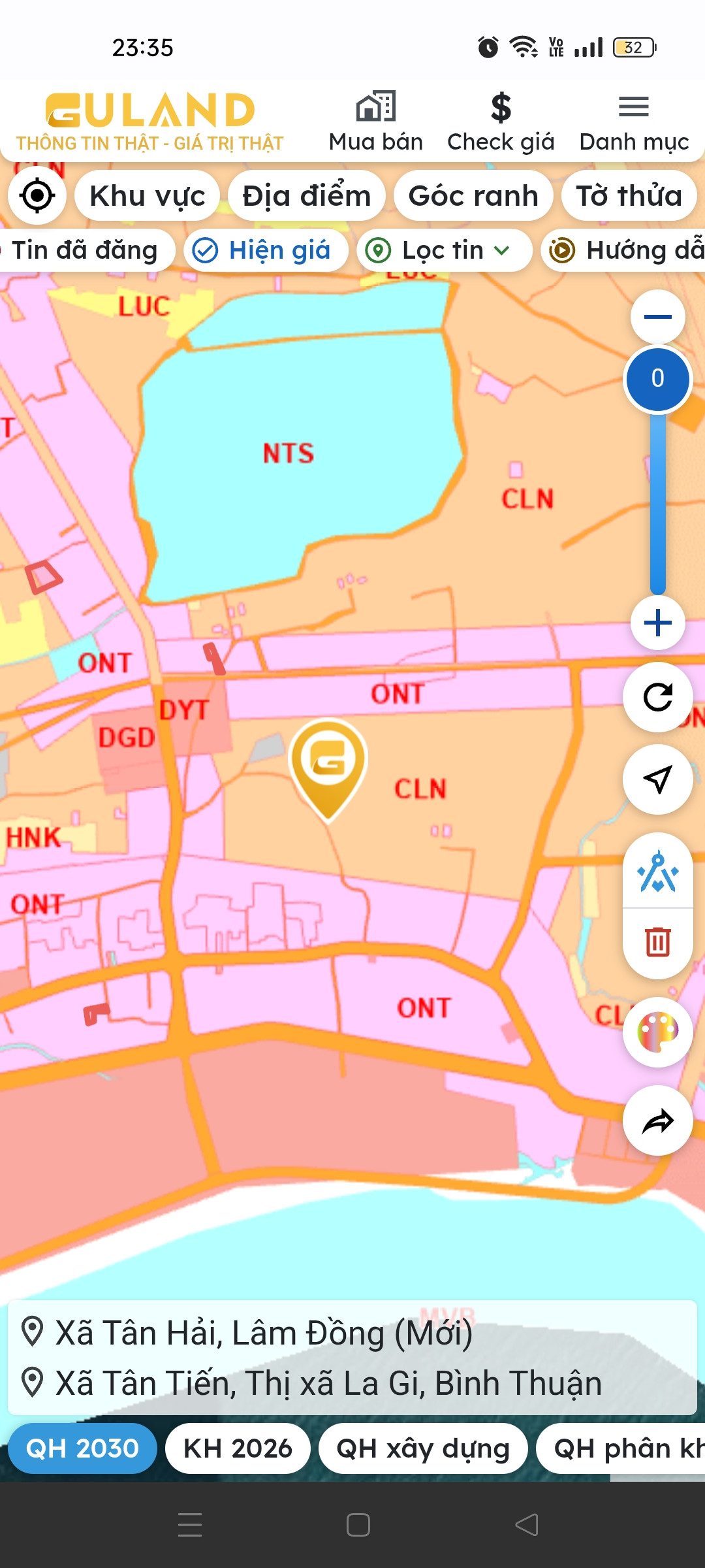 Bán đất 4000m² ngang 68m giá 3.2 tỷ tại Xã Tân Hải