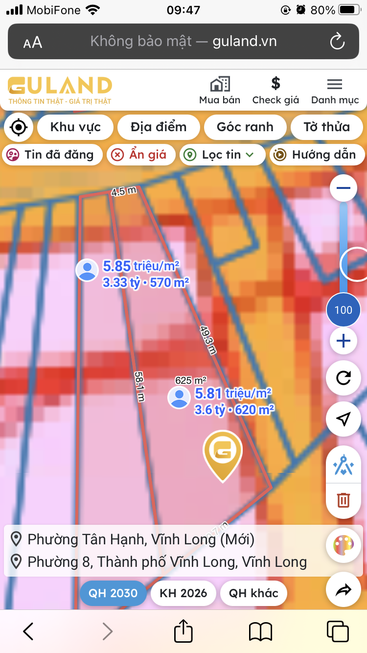 Can bán gấp đất quốc lọ 1a 595m giá cả thương lượng