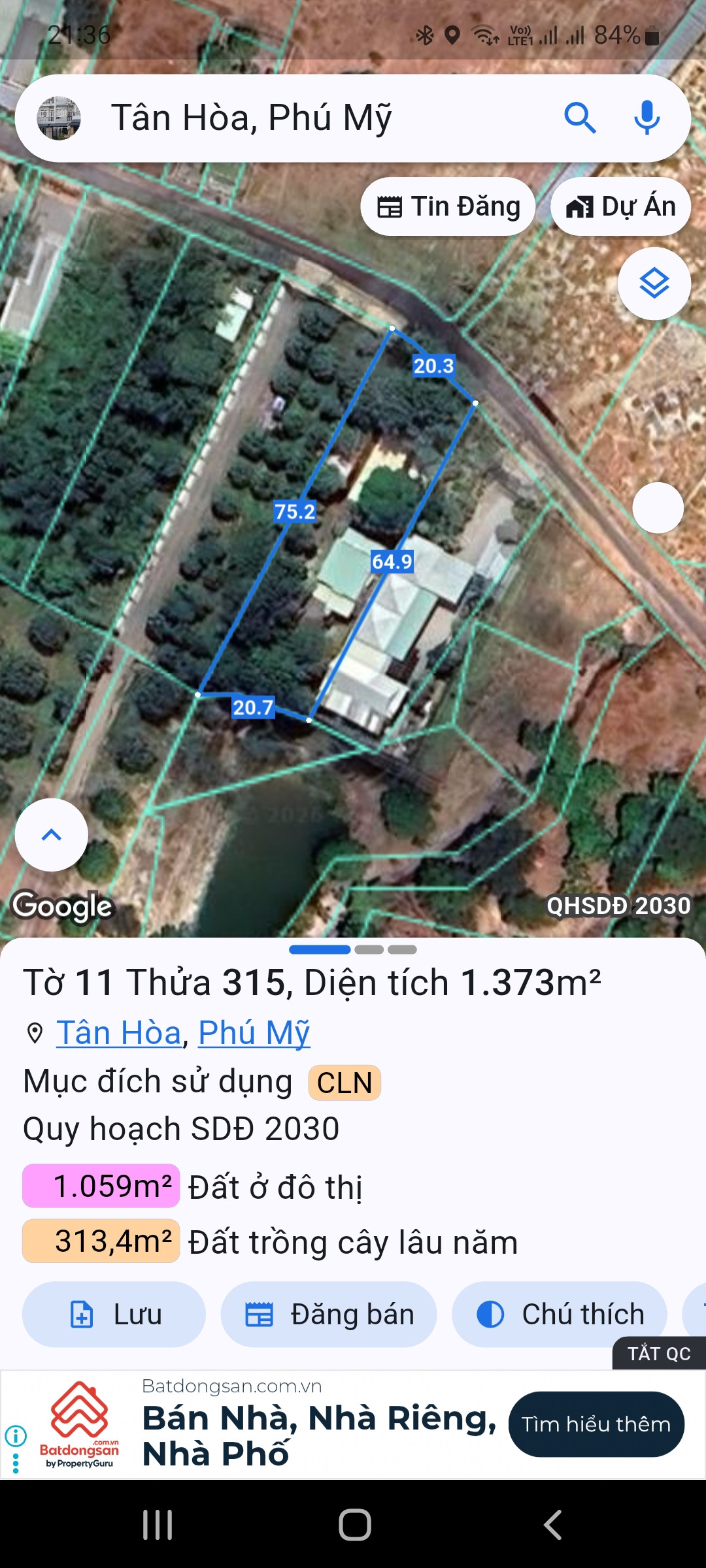 Nhà Đất Tân Hòa Phú Mỹ Bà Rịa - Vũng Tàu