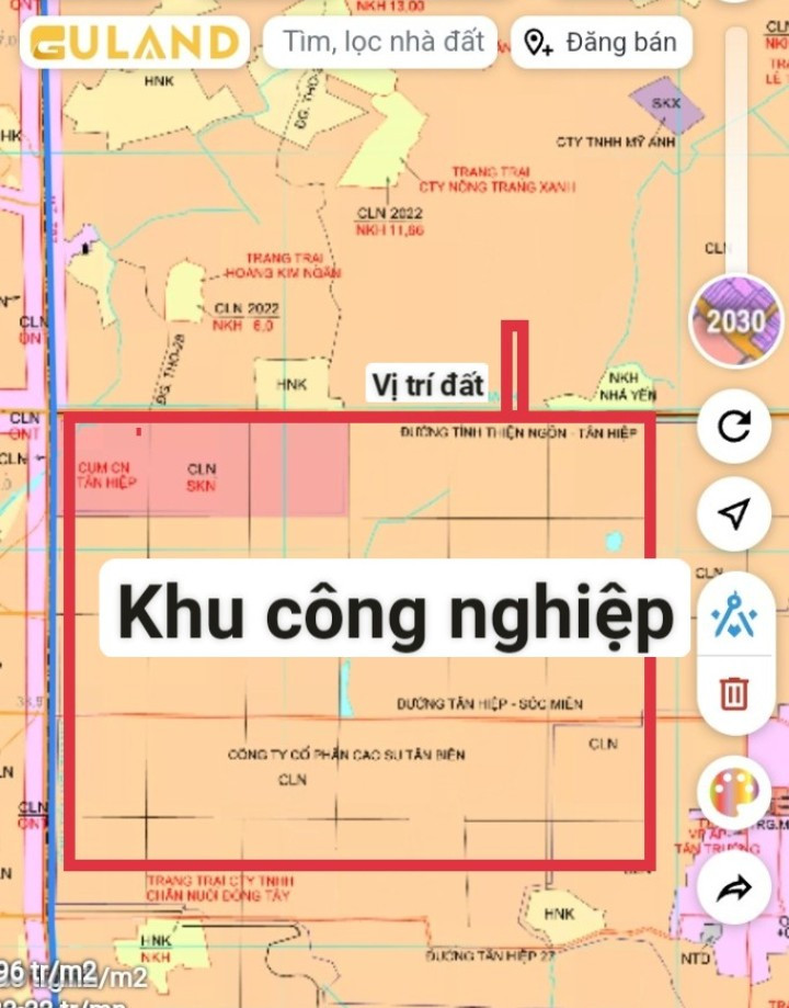 Bán đất 277m² có sẵn 50m² thổ cư ngang 5m giá 750 triệu tại Xã Tân Hội Huyện Tân Châu