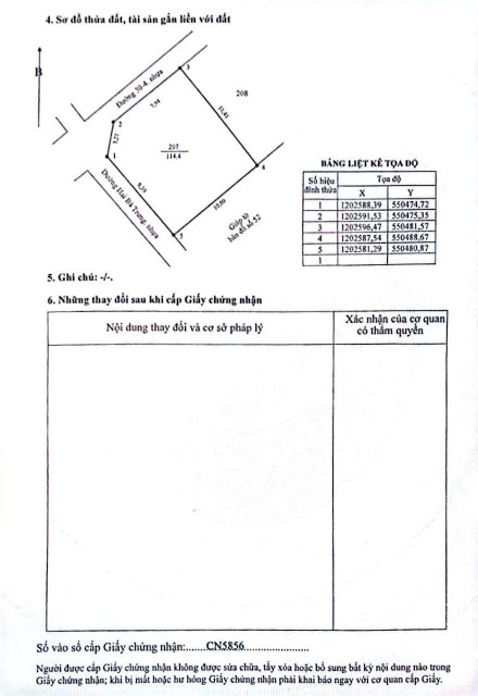 Bán đất 114m² giá 970 triệu Xã Tân Hồng