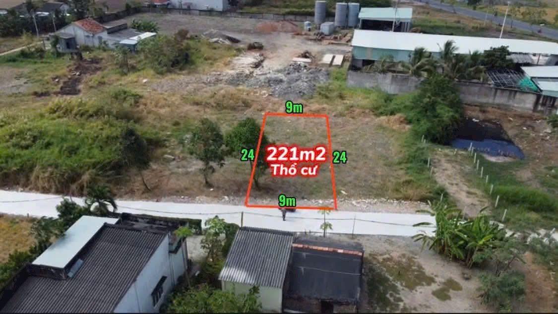 Bán Đất 221m² (9x24) thổ cư, Tân Lân, Cần Đước, Long An, giá đầu tư 1,25 tỷ
