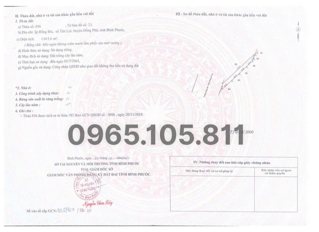 Bán đất mặt tiền đường tạo lực Đồng Phú - Bình Dương ngang 20m, giá 500 triệu