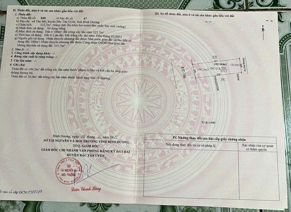 Nhà Đất Tân Mỹ Bắc Tân uyên Bình Dương