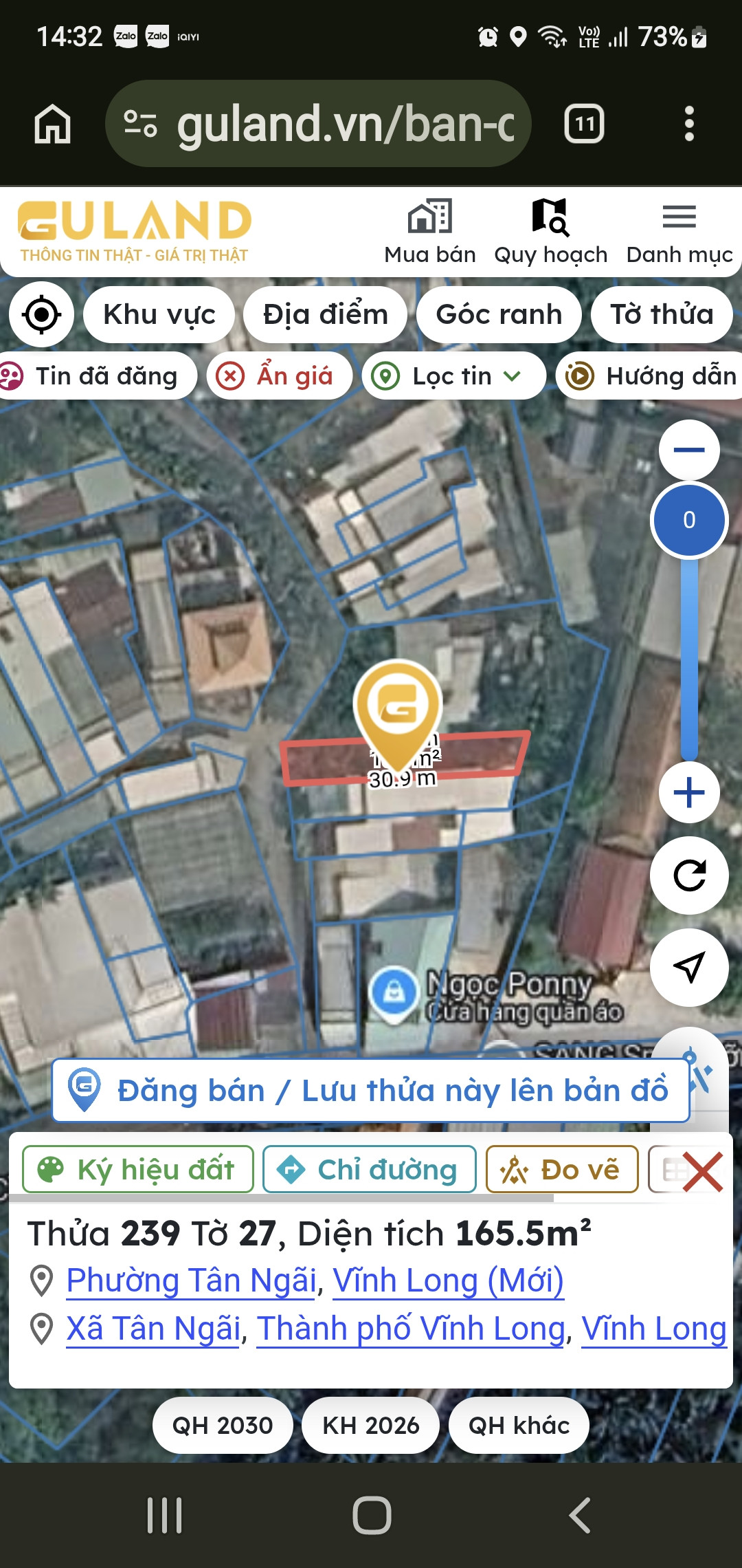 Đất nền chính chủ . Bán nhanh . Sổ đỏ sẵn .