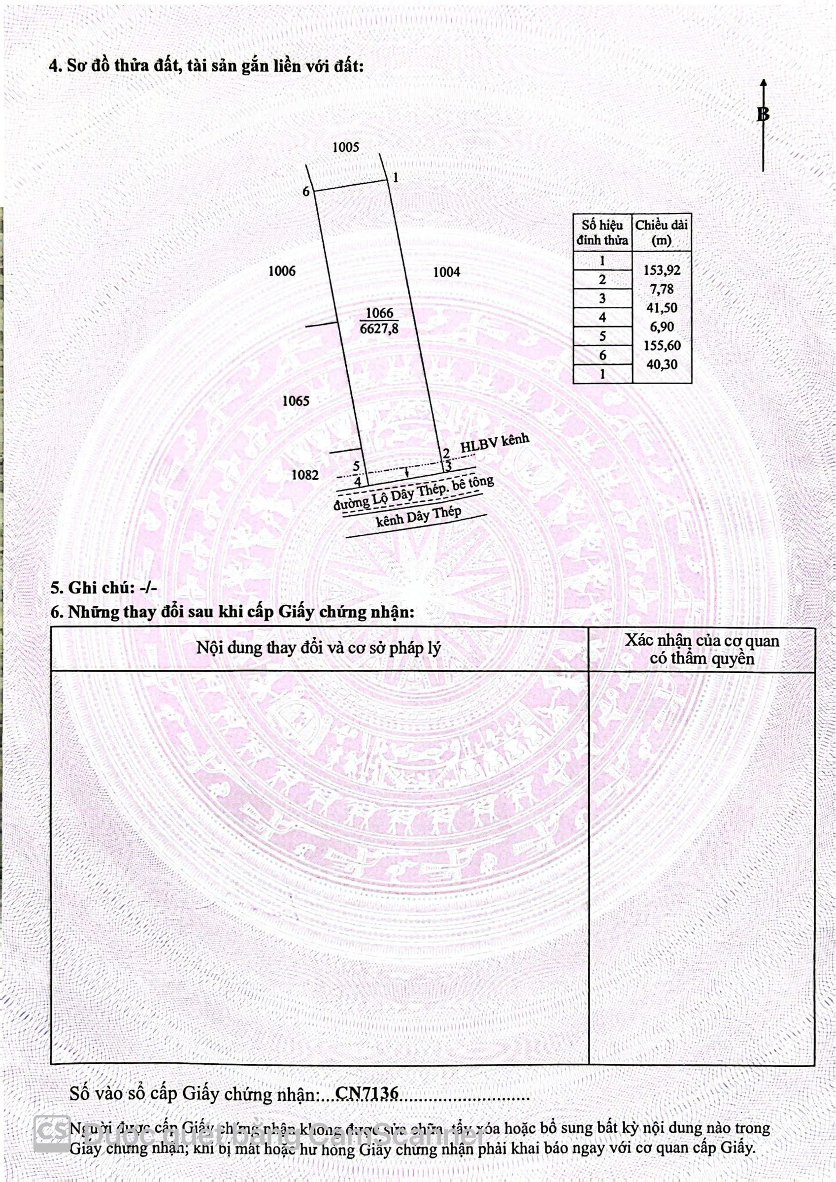 Em cần bán 6627.8m2 đất nằm mặt tiền đường thông 2 hướng.Giá 1 triệu/m2 .