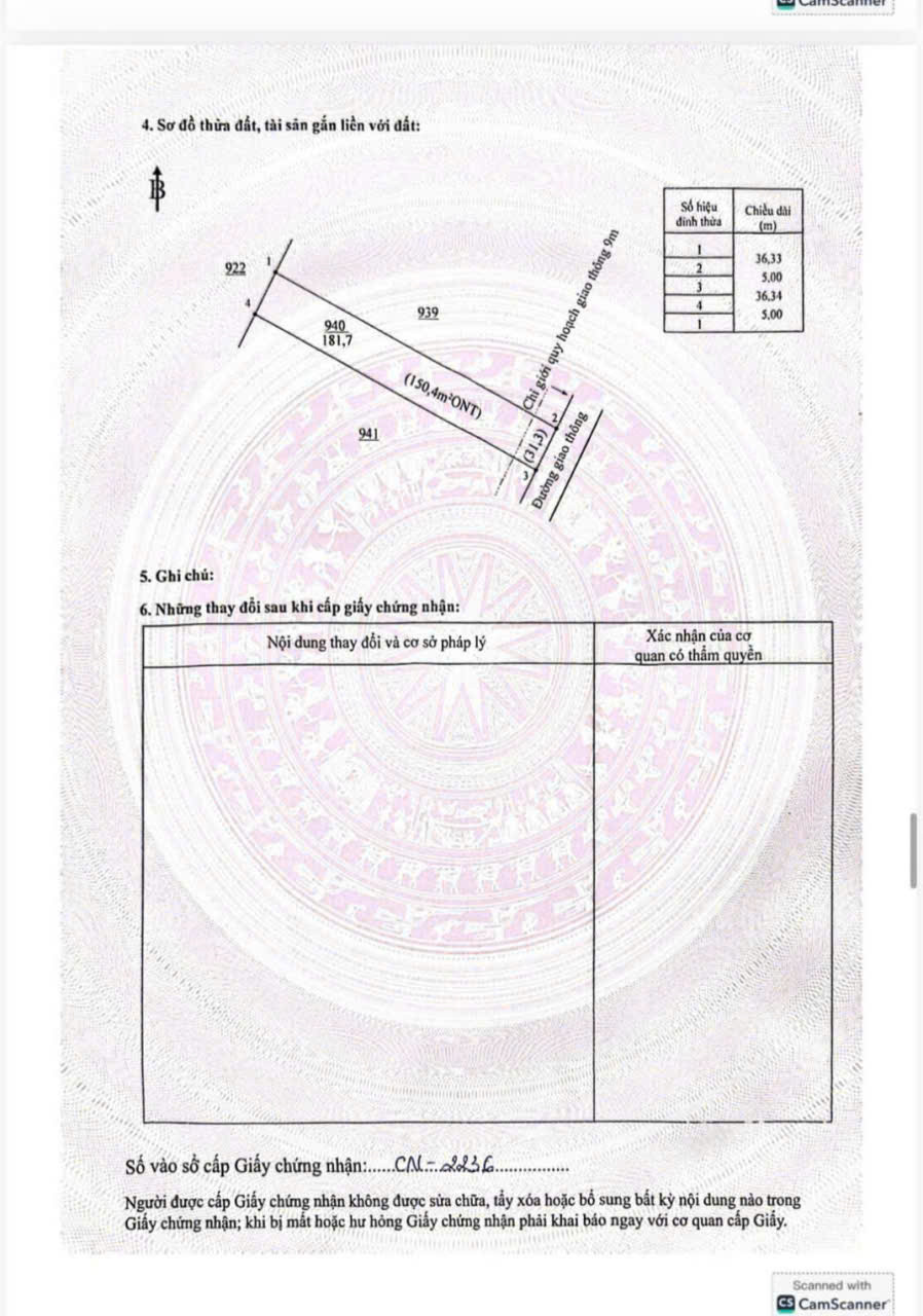 Bán Đất 180m² thổ cư 150m² giá 520 triệu tại Xã Tân Quan Đồng Nai