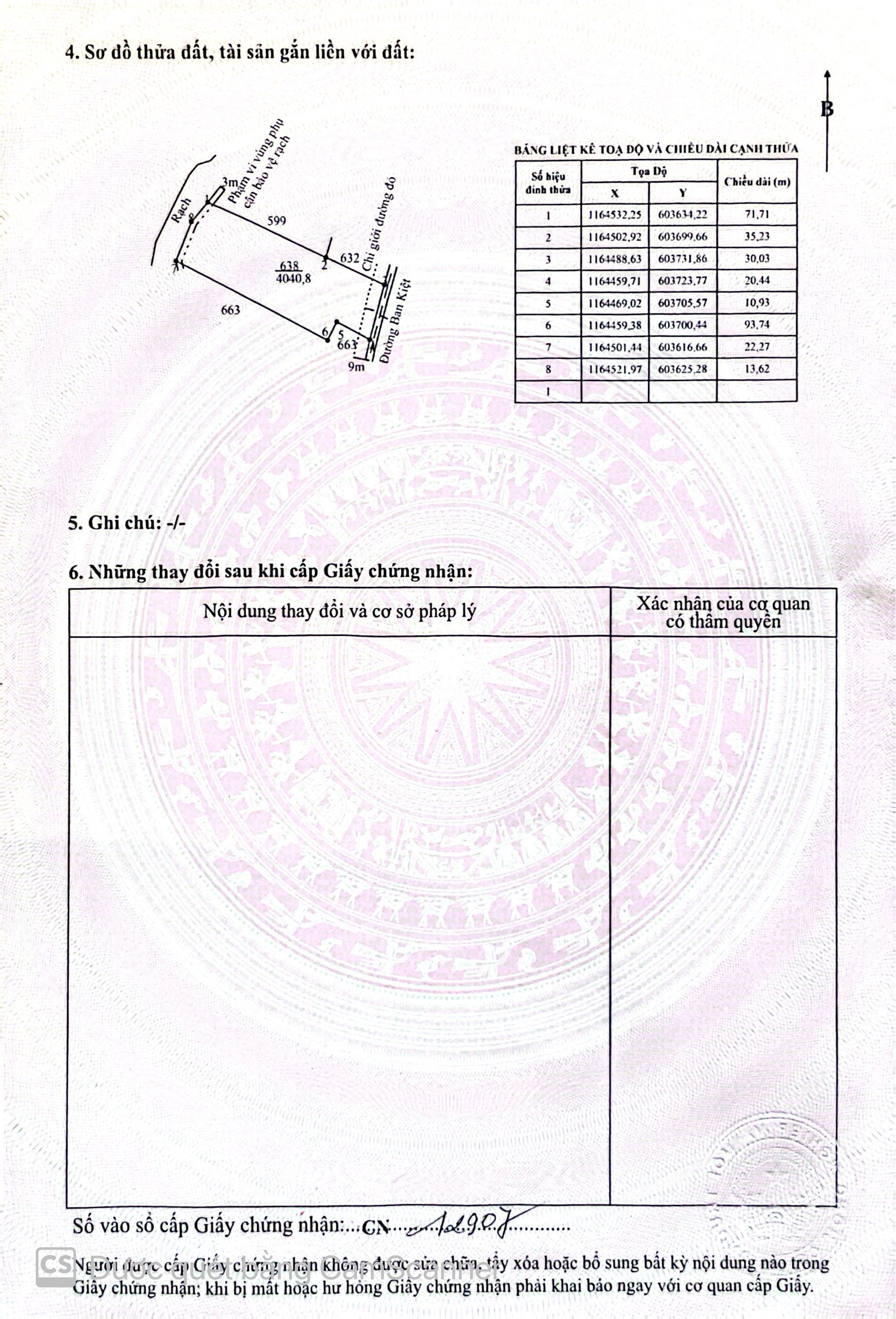 Bán đất 4374.9m² ngang 30m giá 5.3 tỷ tại Xã Tân Tập