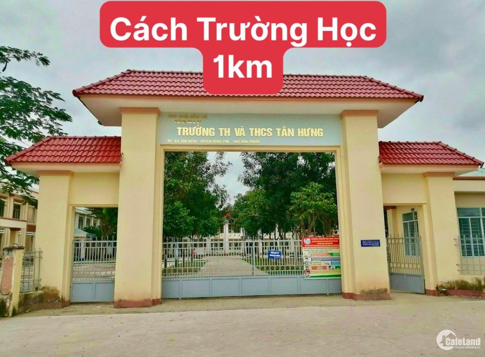 Lô Đất VIP Đồng Xoài sát QL14 nằm sau lưng chợ Tân Thành  giá tốt