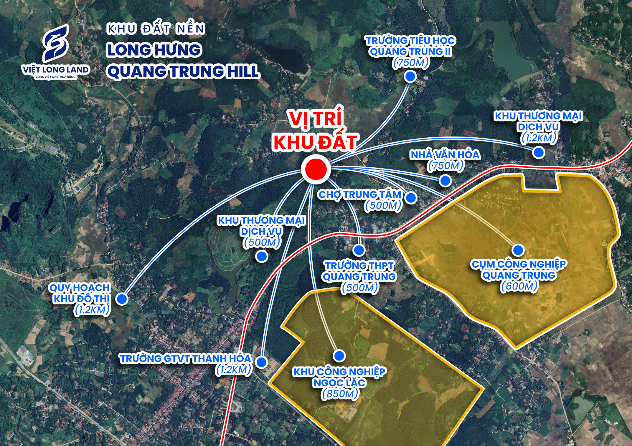 Bán đất 82,5m² ngang 17m giá 250 triệu Xã Thạch Lập