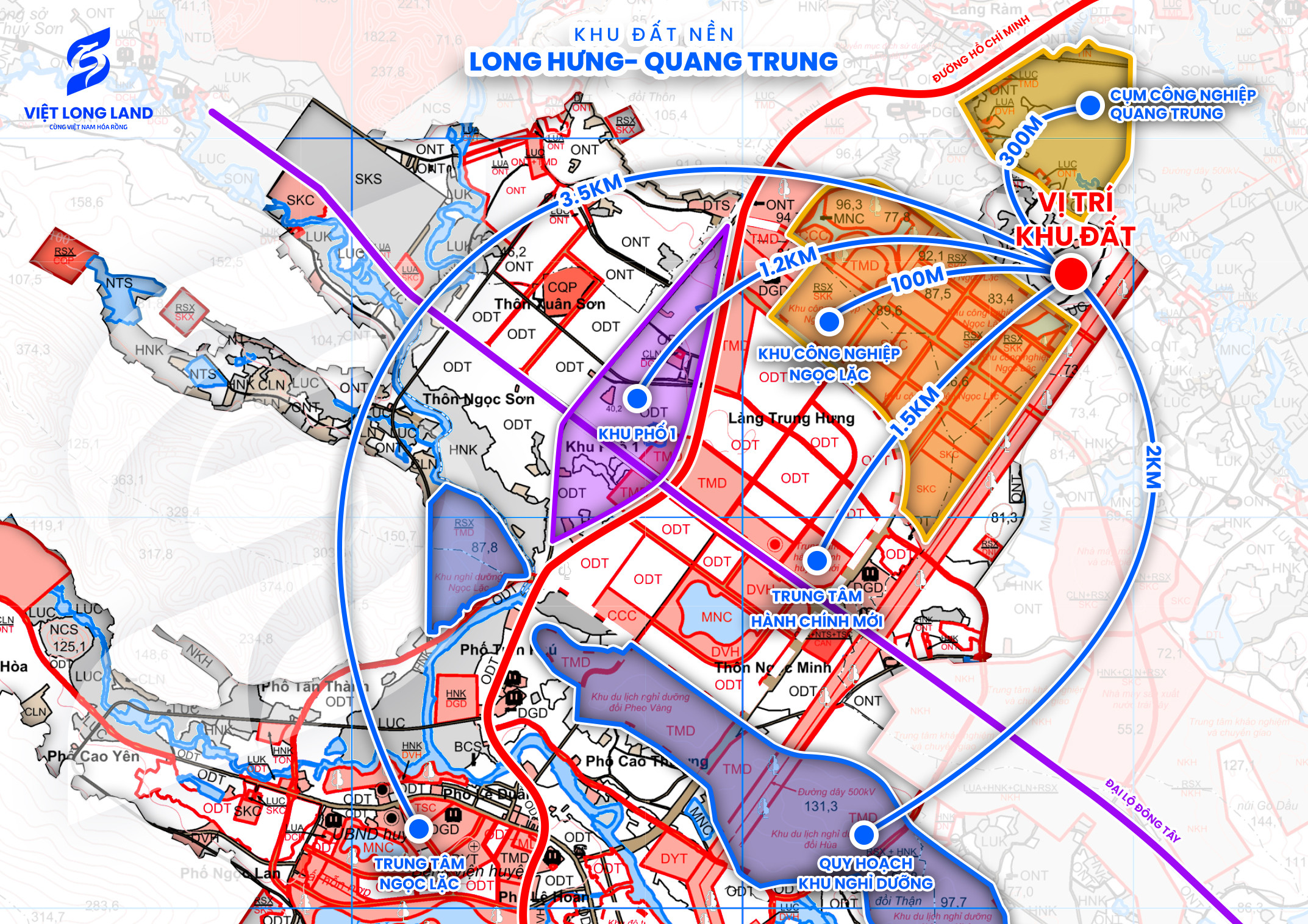Bán đất 130m² ngang 26m giá 234 triệu Xã Thạch Lập