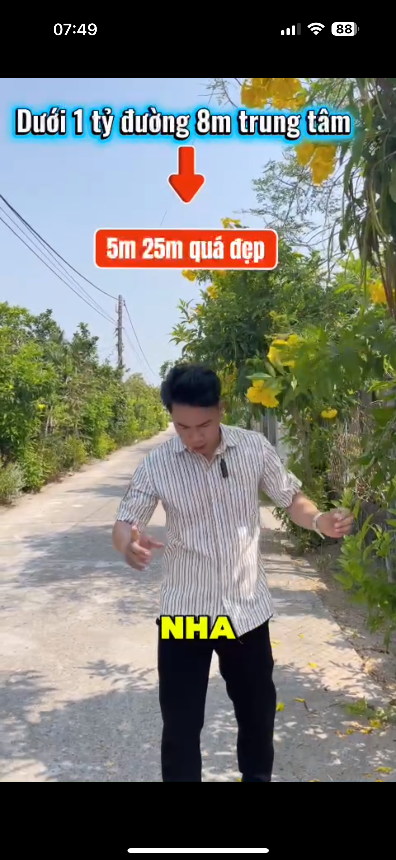 💎 ĐẤT NỀN DIỆN TÍCH ĐẸP - MẶT TIỀN RỘNG 5M - SẴN 100M THỔ CƯ 💎