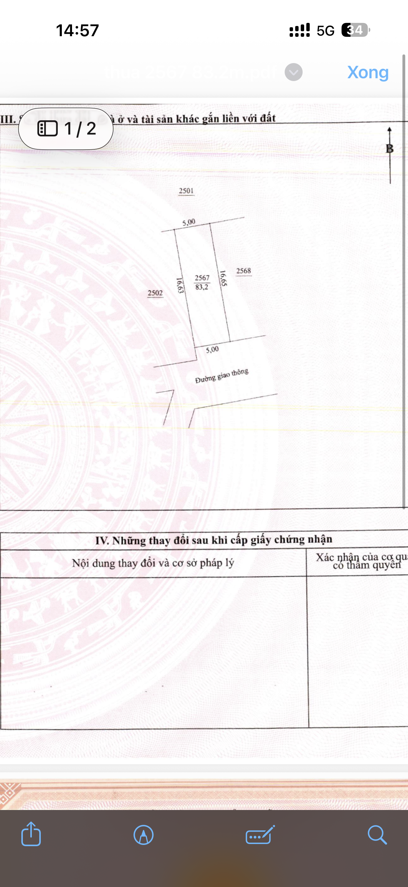Bán đất 83m² full thổ cư ngang 5m giá 1.08 tỷ tại Xã Thành Công